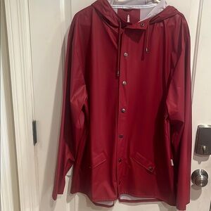 Rains Scarlet Hooded Raincoat